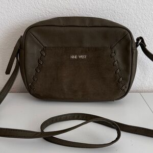 Nine West Dark Olive crossbody 8x10 Bag